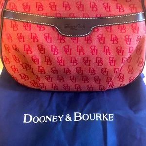 Classic Dooney & Bourke Red Monogram Purse